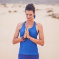 Bright Boho tank top Blue