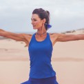 Bright Boho tank top Blue